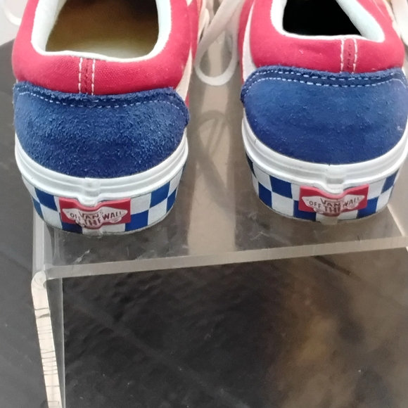 Vans Kids Red and Blue Sneakers - Picture 3 of 6